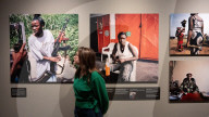 IWM Imperial War Museum - Storyteller: Photography by Tim Hetherington exhibition at the IWM Imperial War Museum, London, UK.