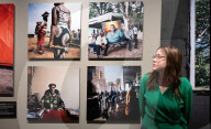 IWM Imperial War Museum - Storyteller: Photography by Tim Hetherington exhibition at the IWM Imperial War Museum, London, UK.
