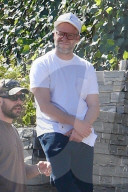 *EXCLUSIVE* Seth Rogen scouts Chateau Marmont for upcoming movie location!