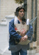 *EXCLUSIVE* Suri Cruise shops at Trader Joe's for her 18th birthday dinner in NYC