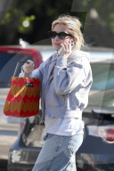 *EXCLUSIVE* Emma Roberts shops at Gelson's after showcasing her eclectic home