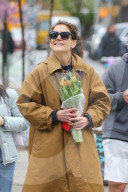 *EXCLUSIVE* Katie Holmes Buys Flowers for her Daughter Suri after Missing her 18th Birthday Celebration