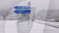 April: Schneefall in Oberfranken