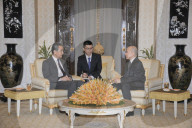 CAMBODIA-PHNOM PENH-KING-SIHAMONI-CHINA-WANG YI-MEETING
