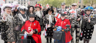 St George’s Day celebrations at Trafalgar Square, London, UK.