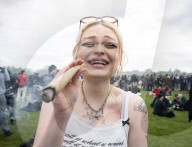 The annual 420 gathering in Hyde Park, London, UK.