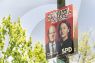 Plakate für die Europawahl in Berlin
