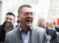Tommy Robinson AKA Stephen Yaxley Lennon attends Westminster Magistrate's Court, London, UK.