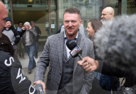 Tommy Robinson AKA Stephen Yaxley Lennon attends Westminster Magistrate's Court, London, UK.