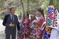 Foreign Secretary David Cameron visits Tajikistan
