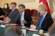 The Prime Minister Rishi Sunak chairs the Illegal Migration Operations Committee