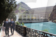 Foreign Secretary David Cameron visits Tajikistan
