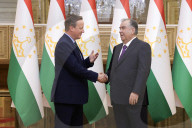 Foreign Secretary David Cameron visits Tajikistan