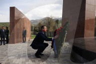 Foreign Secretary David Cameron visits Kyrgyzstan