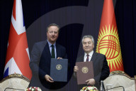Foreign Secretary David Cameron visits Kyrgyzstan
