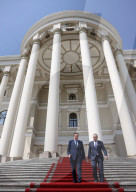 Foreign Secretary David Cameron visits Tajikistan