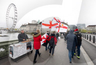 St George's Day in Westminster, London, UK