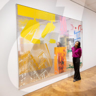 Robert Rauschenberg ROCI exhibition at Thaddaeus Ropac gallery, London, UK.