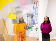 Robert Rauschenberg ROCI exhibition at Thaddaeus Ropac gallery, London, UK.
