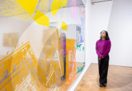Robert Rauschenberg ROCI exhibition at Thaddaeus Ropac gallery, London, UK.