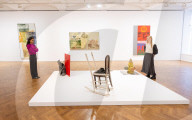 Robert Rauschenberg ROCI exhibition at Thaddaeus Ropac gallery, London, UK.