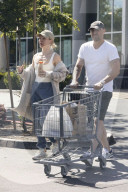 *EXCLUSIVE* Brian Austin Green and Sharna Burgess make a casual grocery run at Erewhon Market
