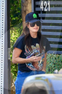 *EXCLUSIVE* Kyle Richards steps in for support after Farrah Aldjufrie's West Hollywood house robbed***web must call for pricing***