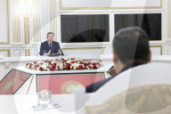 Foreign Secretary David Cameron visits Kyrgyzstan