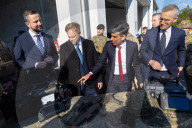 The Prime Minister Rishi Sunak holds a press conference with Stoltenberg