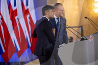 The Prime Minister Rishi Sunak visits the Polish Prime Minister Donald Tusk
