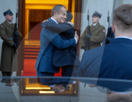 The Prime Minister Rishi Sunak visits the Polish Prime Minister Donald Tusk