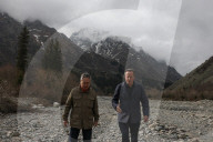 Foreign Secretary David Cameron visits Kyrgyzstan Day 2