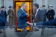 The Prime Minister Rishi Sunak visits the Polish Prime Minister Donald Tusk