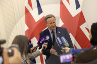 Foreign Secretary David Cameron visits Uzbekistan