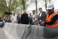Foreign Secretary David Cameron visits Kyrgyzstan Day 2