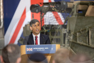 The Prime Minister Rishi Sunak holds a press conference with Stoltenberg