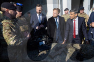 The Prime Minister Rishi Sunak holds a press conference with Stoltenberg