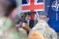 The Prime Minister Rishi Sunak holds a press conference with Stoltenberg