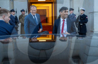 The Prime Minister Rishi Sunak visits the Polish Prime Minister Donald Tusk