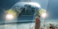 Submersible with giant bubble-like window  delivered to first customer