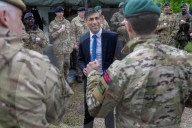 The Prime Minister Rishi Sunak visits Julius Leber Barracks