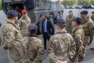 The Prime Minister Rishi Sunak visits Julius Leber Barracks