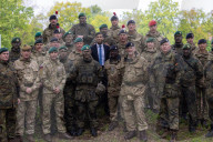 The Prime Minister Rishi Sunak visits Julius Leber Barracks