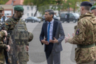 The Prime Minister Rishi Sunak visits Julius Leber Barracks