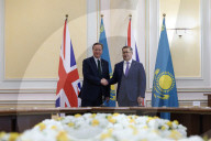 Foreign Secretary David Cameron visits Kazakhstan