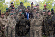 The Prime Minister Rishi Sunak visits Julius Leber Barracks