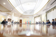 Foreign Secretary David Cameron visits Kazakhstan