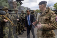 The Prime Minister Rishi Sunak visits Julius Leber Barracks
