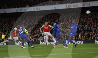 F.A. Premier League match between Arsenal and Chelsea at the Emirates Stadium in London, UK.