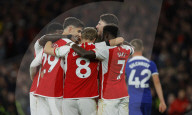 F.A. Premier League match between Arsenal and Chelsea at the Emirates Stadium in London, UK.